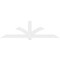Ekena Millwork Redmond Architectural Grade PVC Gable Bracket, 108"W x 31 1/2"H x 2"D x 6"F, 7/12 Pitch GBP108X32X0206RED00 - alternate 2